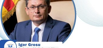 Igor Grosu va susține un discurs la Conferința „Femeile parlamentar din România și promovarea egalității de gen ca angajament național”