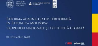Premierul și Secretarul general al Guvernului vor participa la webinarul privind reforma administrativ teritorială în R. Moldova