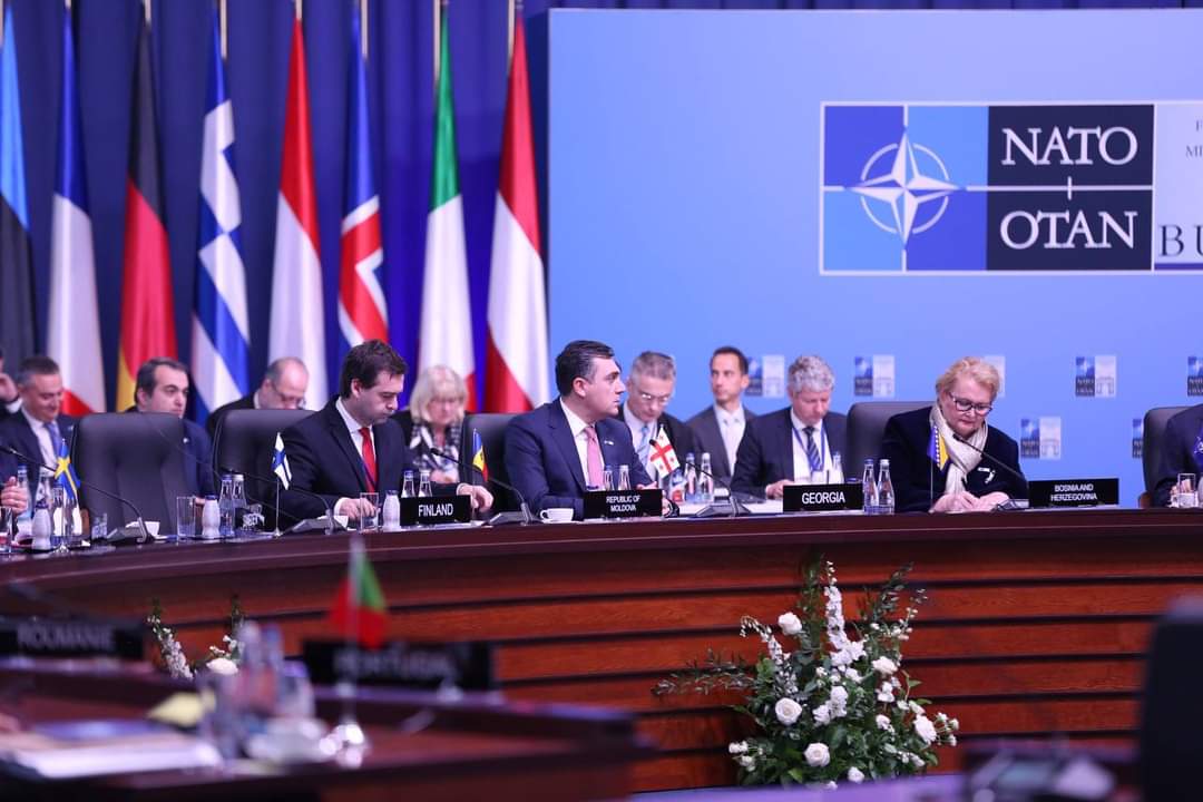 Nicu Popescu a reprezentant R. Moldova la reuniunea miniștrilor de externe ai statelor NATO. Ce le-a spus oficialilor