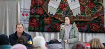 Maia Sandu a vizitat câteva localități din raionul Soroca