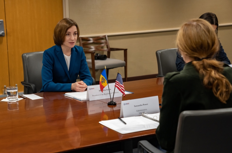 (FOTO) Maia Sandu, la Washington: E nevoie de programe care să sporească reziliența sectorului energetic