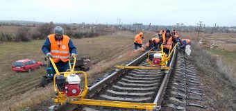 (FOTO) Tronsonul de cale ferată „Tighina-Basarabeasca-Giurgiulești” este reabilitat