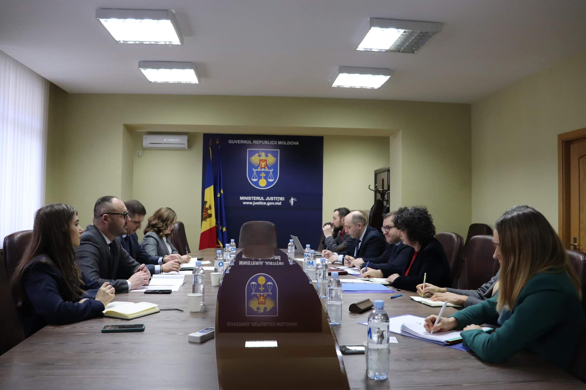 O delegație a Departamentului de executare a hotărârilor și deciziilor CEDO în vizită la Ministerul Justiției