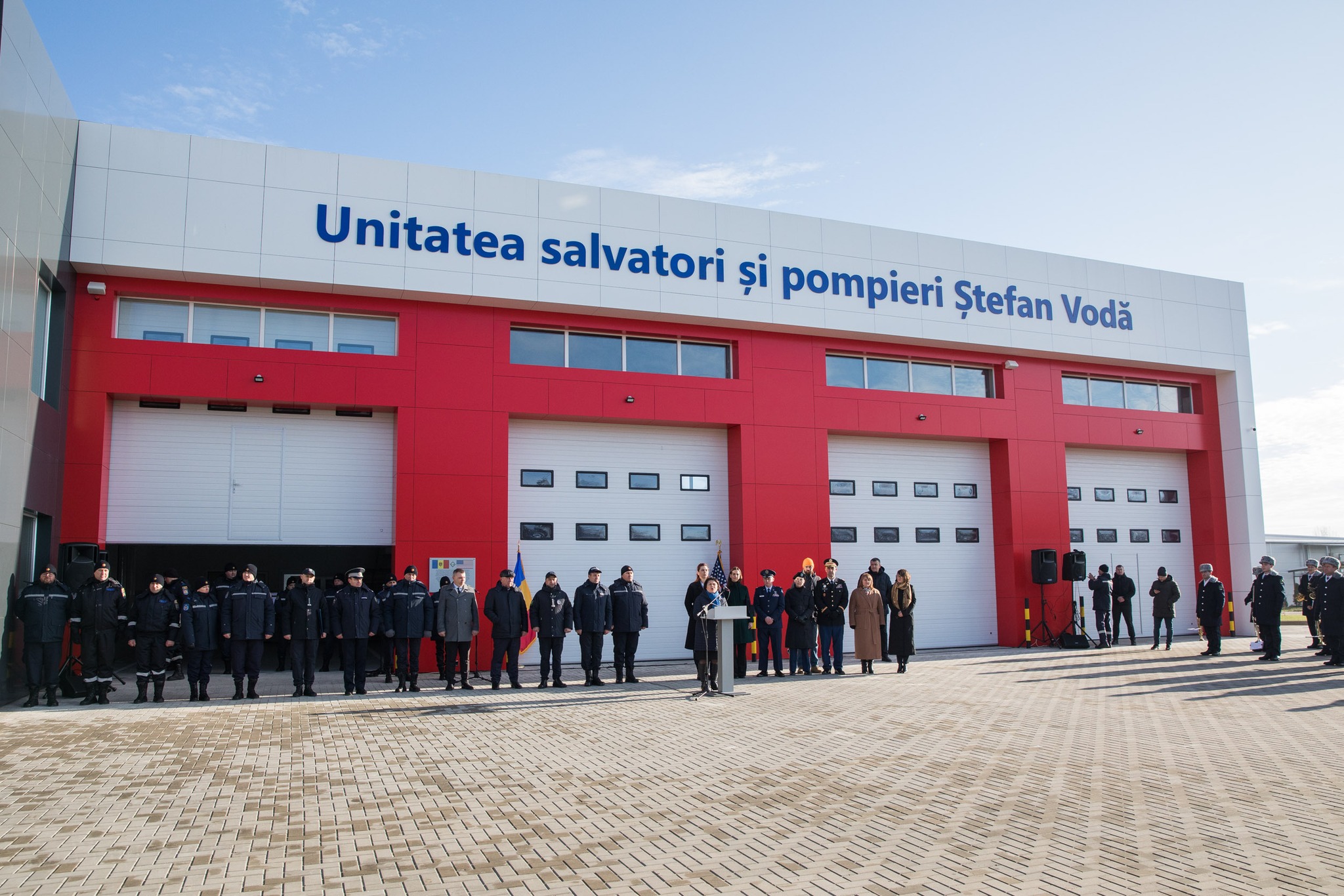 A fost inaugurată o nouă stație de pompieri la Ștefan Vodă Oficial md