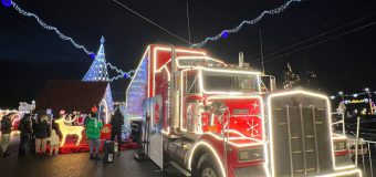 (FOTO) Azi și mâine poți face foto la renumitul camion Coca-Cola