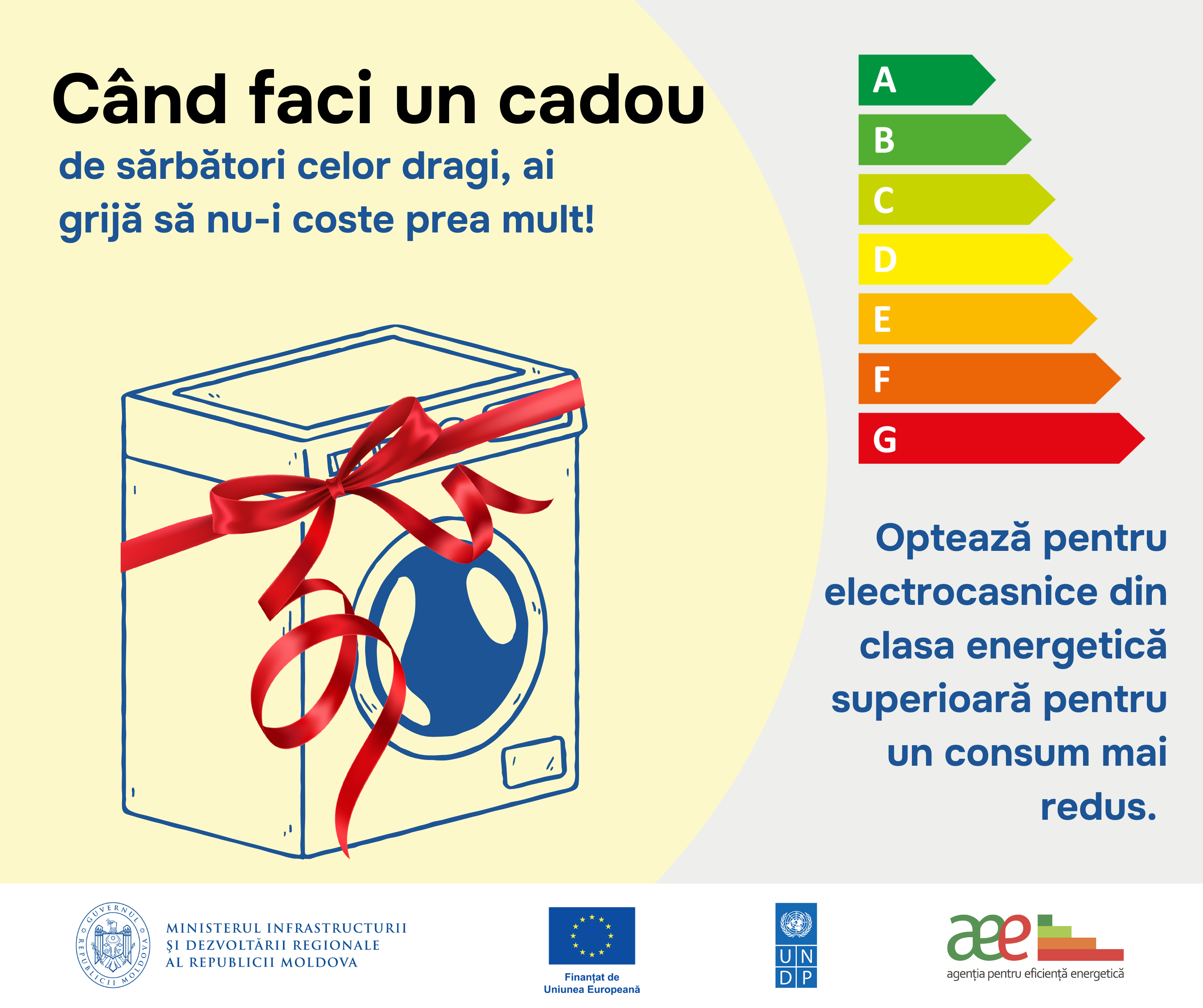 AEE îndeamnă consumatorii să se ghideze de eticheta energetică când procură electrocasnice, pentru economii de bani și energie electrică