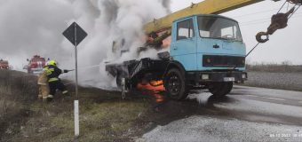 O automacara a luat foc