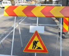 Trafic suspendat pe str. George Coșbuc, tronsonul cuprins între străzile Columna şi Alexandru cel Bun din Capitală până în iunie