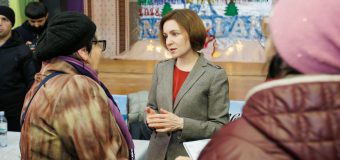(FOTO) Maia Sandu a fost în raionul Strășeni