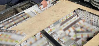 Trei bărbați au crezut că vor putea scoate din țară 240 mii țigări