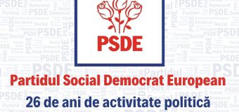 PSDE – 26 ani de activitate politică