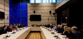 Dorin Recean astăzi s-a consultat cu reprezentanții Camerei de Comerț și Industrie