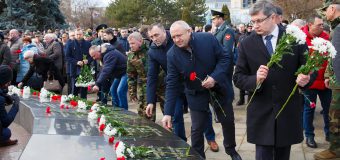 Igor Grosu, de Ziua comemorării celor căzuți în războiul din Afganistan: „Să facem tot posibilul pentru a păstra pacea și liniștea în Republica Moldova”