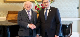Președintele Parlamentului, Igor Grosu, a avut o întrevedere cu Președintele Irlandei, Michael D. Higgins