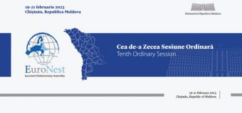 Republica Moldova va găzdui cea de-a 10-a sesiune a Adunării Parlamentare Euronest