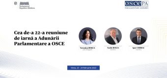 Delegația Parlamentului Republicii Moldova, condusă de deputata Veronica Roșca, va participa la sesiunea de iarnă a AP OSCE