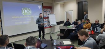 Seminar informativ pentru antrenorii cluburilor de fotbal din Moldova în cadrul proiectului „NOI”