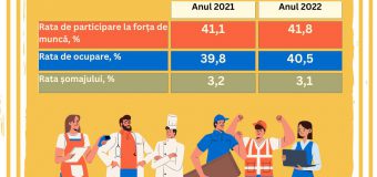 Forța de muncă în 2022: Bărbații au o pondere mai înaltă de angajare