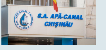 ANRE a finalizat controlul inopinat efectuat la S.A. „Apă-Canal Chișinău”. Concluziile făcute