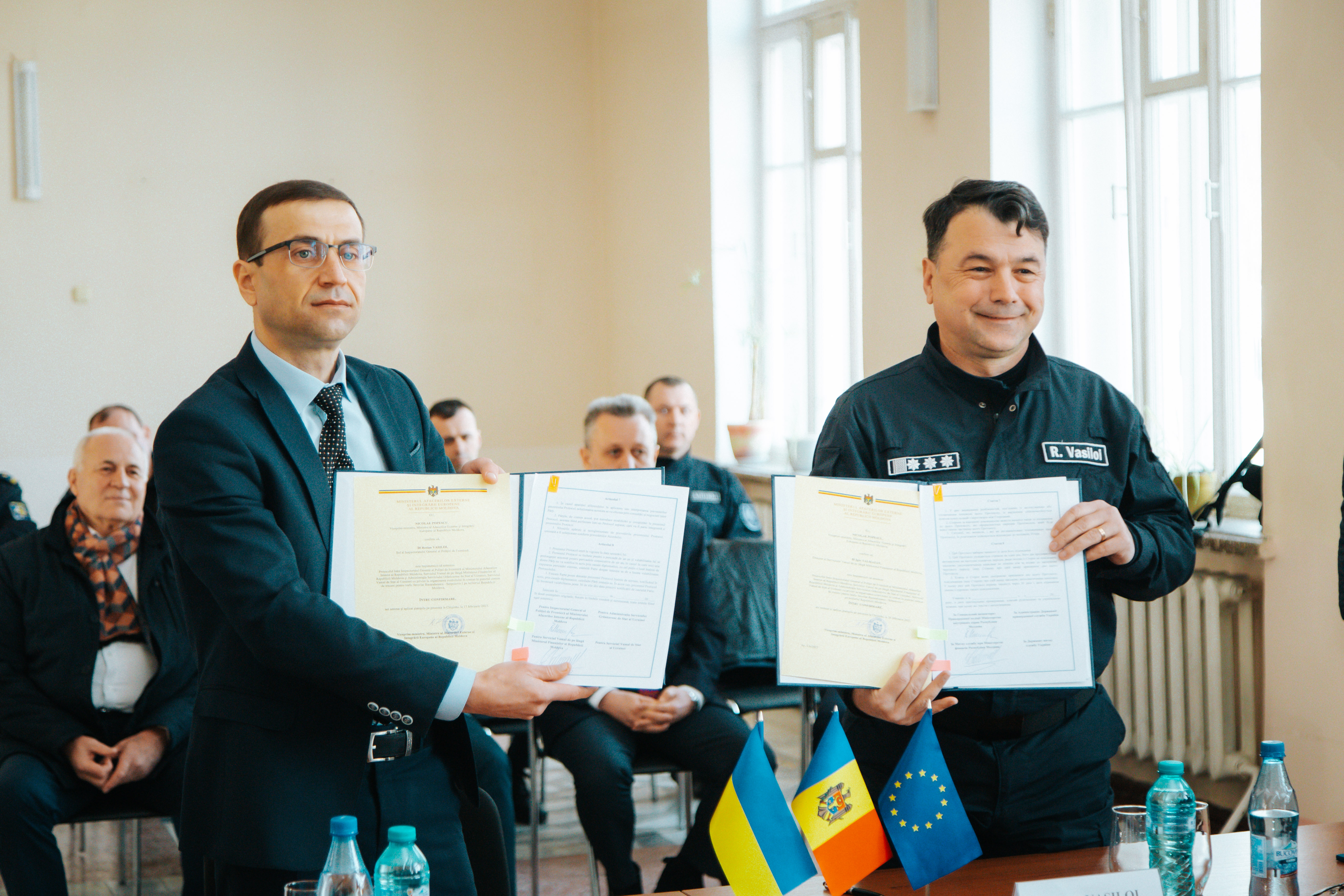 A fost semnat Protocolul pentru organizarea controlului comun de trecere pentru trafic feroviar Basarabeasca-Serpniovo-1 pe teritoriul R. Moldova