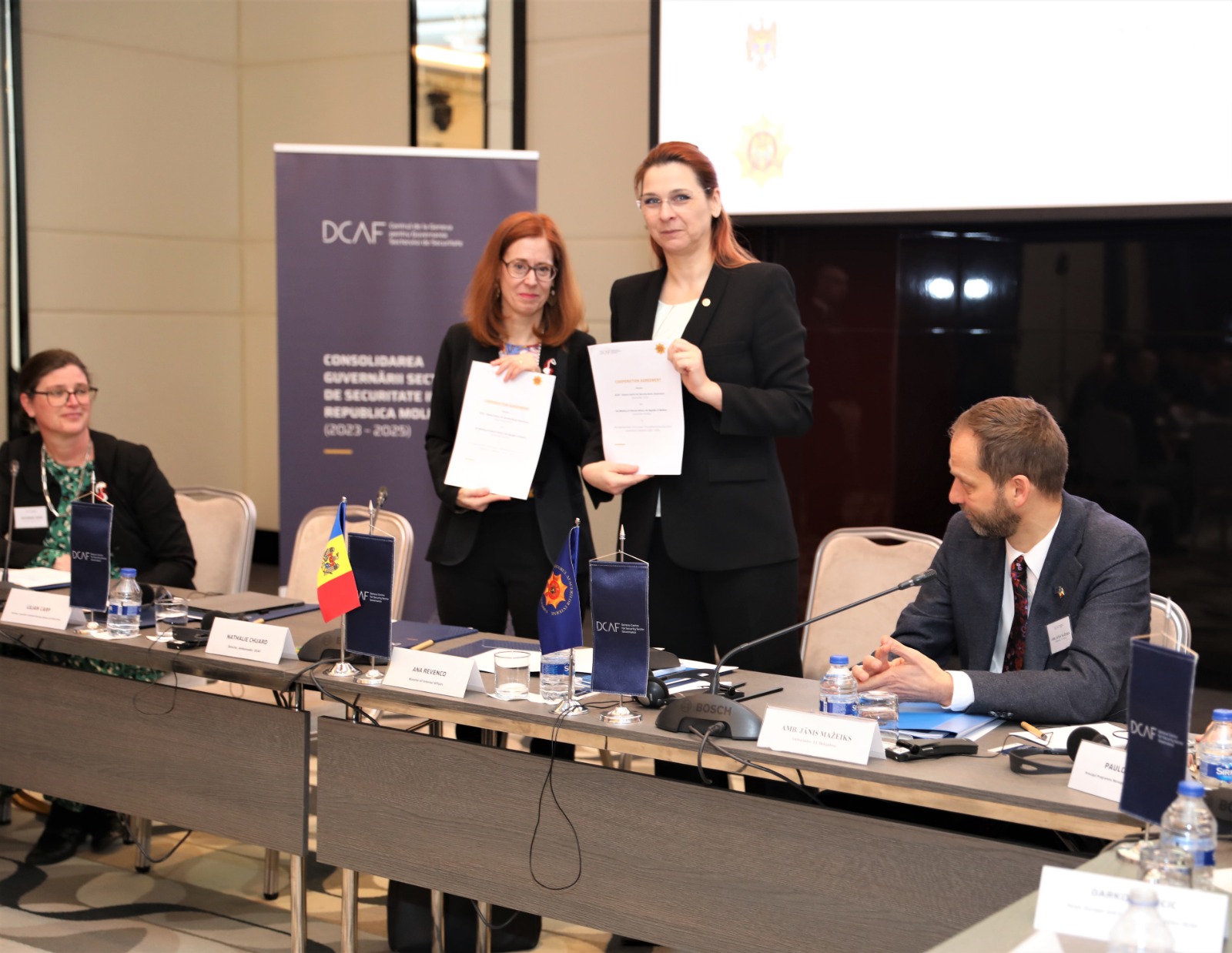 MAI și Centrul pentru Guvernarea Sectorului de Securitate de la Geneva au semnat un Acord de cooperare