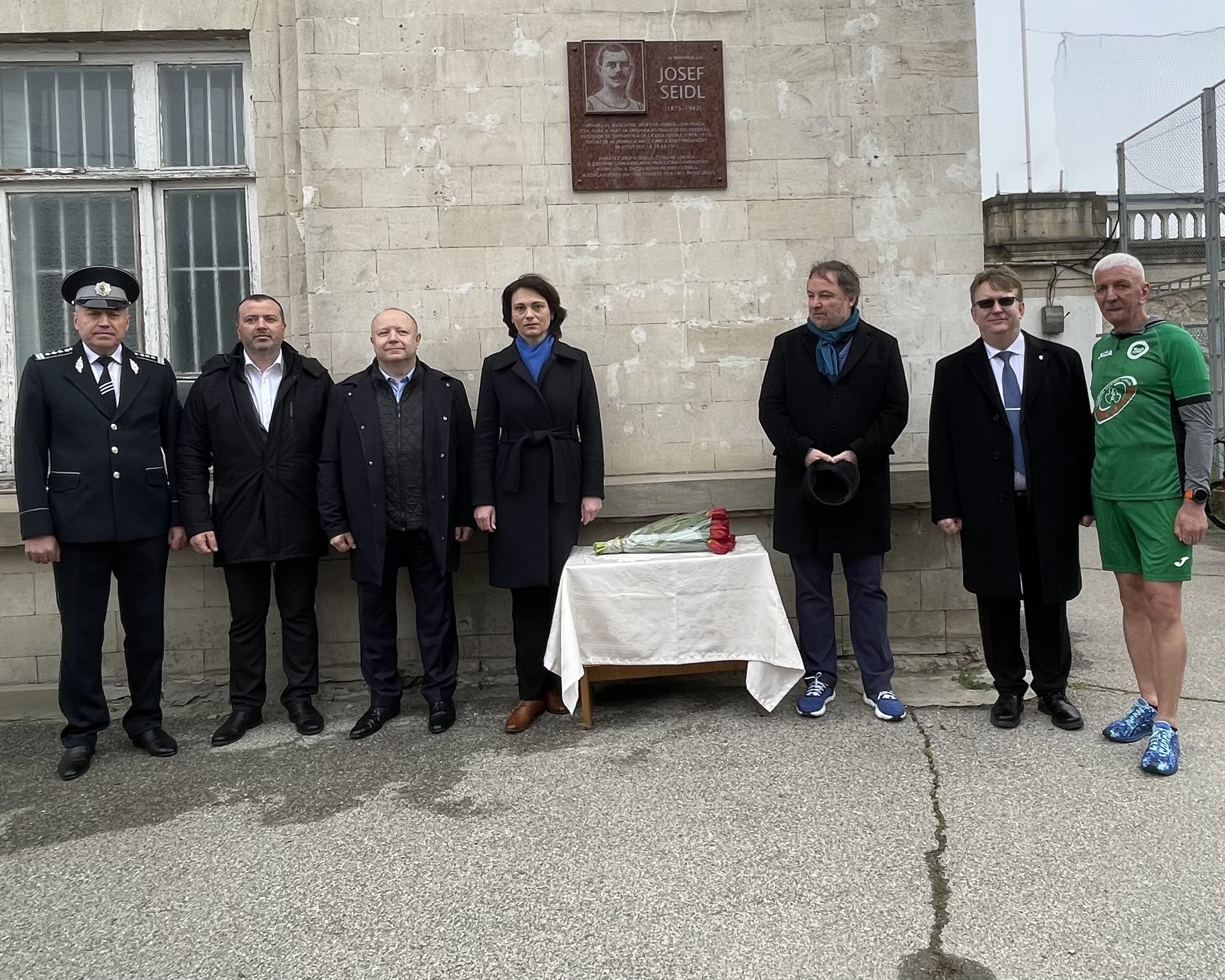 Conducerea MAI a participat la dezvelirea plăcii comemorative dedicate cehului Josef Seidl