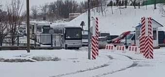 Circulația în unele puncte de trecere a frontierei cu România este sistată