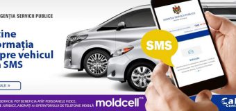 Informația despre vehicul poate fi obținută prin SMS