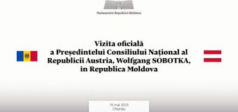 Președintele Consiliului Național al Republicii Austria, Wolfgang Sobotka, va efectua o vizită oficială în Republica Moldova