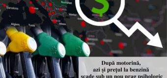 După motorină, azi și prețul la benzină scade