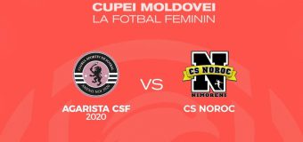 Finala Cupei Moldovei la fotbal feminin va avea loc la 20 mai