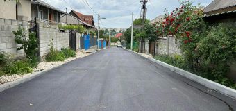 (FOTO) Strada Florilor din Durlești a fost reparată în totalitate