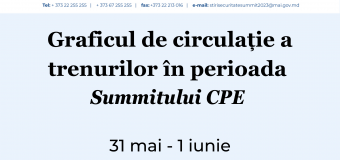 Graficul de circulație a trenurilor în perioada Summitului CPE