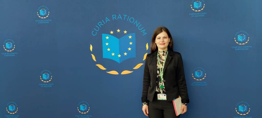 Reprezentanta CCRM beneficiază de instruiri în contextul stagiului la Curtea de Conturi Europeană