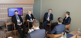 Premierul Recean a avut o serie de discuții cu oficiali europeni despre parcursul european al R. Moldova