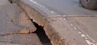 (FOTO) Dalele de beton pe un traseu din țară s-au ridicat de la temperaturile mari
