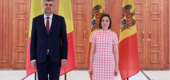 Maia Sandu și Premierul României la discuții