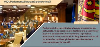 Promo-LEX: Parlamentul și-a schimbat din nou programul de activitate