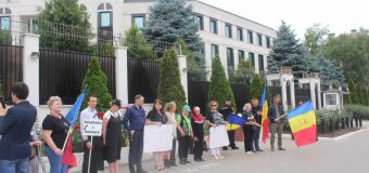 AUR Republica Moldova a organizat un flashmob: Au comemorat anexarea Basarabiei, Bucovinei de Nord și a Ținutului Herța la Imperiul Sovietic