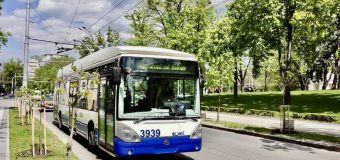 Cum vor circula mâine troleibuzele și autobuzele din Capitală