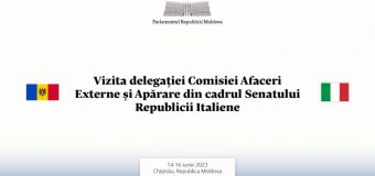 Parlamentarii din Comisia Afaceri Externe și Apărare din cadrul Senatului Republicii Italiene vor efectua o vizită în țara noastră