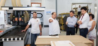 Dorin Recean a vizitat fabrica de mobilă din Cinișeuți, Rezina