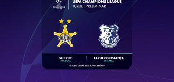 Avancronică. UEFA Champions League, Sheriff – Farul, de la ora 20:00