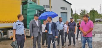 (FOTO) Vladimir Bolea și Igor Talmazan au căutat soluții pentru fluidizarea traficului de cereale