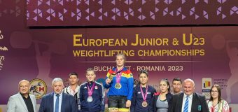 Alexandrina Ciubotaru a obținut aurul la Campionatul European de Haltere