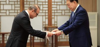 Dumitru Socolan a prezentat scrisorile de acreditare Președintelui Coreei de Sud