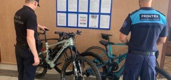 Patru biciclete, care ar fi furate în Franța, depistate la trecerea frontierei moldo-române