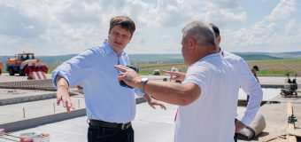 (FOTO) Andrei Spînu a fost la Aeroport. Pista principală se află în lucrări de reabilitare