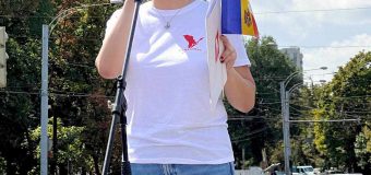 Marșul de Eliberare. Natalia Parasca: „Moldova fără PAS. Moldova fără Sandu”