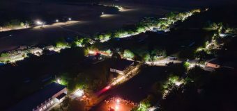 Localitatea Burghelea din Fălești – iluminată. Echipa lui Șor spune că va continua proiectele de acest fel